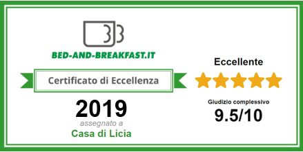 Certificato d'eccellenza Bed-and-breakfast.it